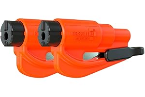Resqme GB0-RQMTWIN-ORANGE Car Escape Tool, Orange, 2 Resqme