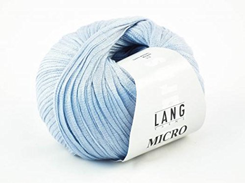 LANG YARNS Micro - Farbe: Hellblau (0020) - 50 g / ca. 100 m Wolle