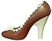 Produktbild 09#041118 Schokoladen Pumps, (24) Muttertag, Vollmilch Schokolade, mit weißen Absatz, Stöckelschuh, Schuhe, Damenschuh, Geschenke, Geschenk, NEU