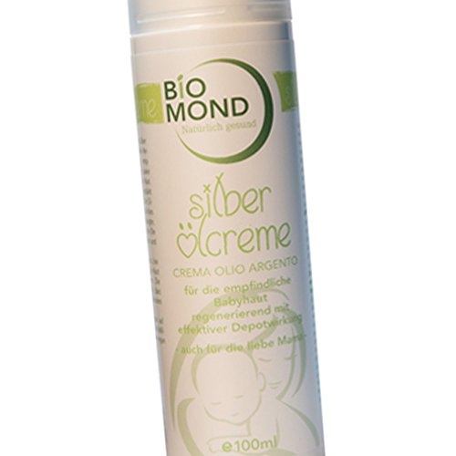 BIO Baby Slber Öl Creme BIOMOND / 100 ml / ohne Zusatzstoffe / 100% natürlich / Naturkosmetik / von Hebammen empfohlen - 2