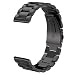 Produktbild V-MORO Ersatz Armband für Gear S3 Frontier/Classic,22mm (Metall schwarz) Solider Edelstahl Metall Ersatz Band Uhrenarmband für Samsung Gear S3 Frontier / Classic Watch (Metall schwarz XL)