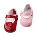 Produktbild Homyl 2 Paar Ebeneschuhe mit Riemen Schuhe Für 43 cm Zapf Baby Born Puppen ( Pink + Rot )