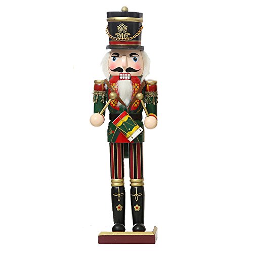 Oottati Noël Fantoche Bois Casse Noisette Soldat 30cm 12