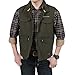 Produktbild Outdoor Weste, Casual Baumwolle Mesh Weste Frühling Und Herbst Angeln Fotografie Reise Weste XIAOXIAO (Farbe : Army Green, Größe : M)