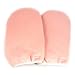 New Paraffin Wax Protection Hand Gloves Synthetic Cotton Pink Soak off Gel