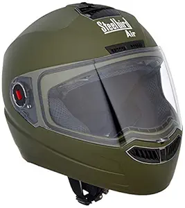 Steelbird SBA-1 Matt Battle Green with Plain Visor,580 mm