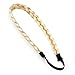 Light Blonde Chunky Plait Imitation Hair Headband AJ27987
