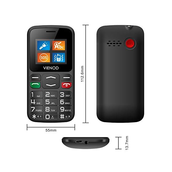 VIENOD Handy mit Tasten ... – Bild 3