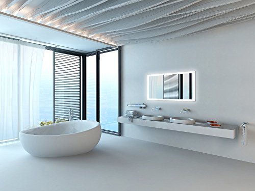 Noemi – LED Badspiegel mit Beleuchtung – (B) 120 cm x (H) 70 cm - 2