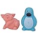 1Set HENGSONG Kids Baby Rubber Float Sqeeze Sound Animals Toys Bath Play Toys