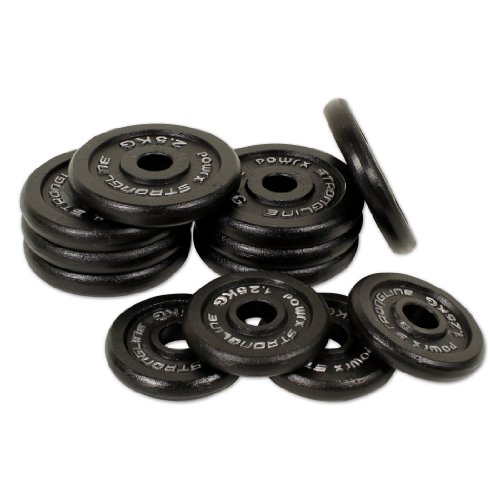 Gusseisen Kurzhantel 2er Set, Varianten 20 kg , 30 kg , 35 kg , 50 kg gerändelt mit Sternverschlüssen - 3