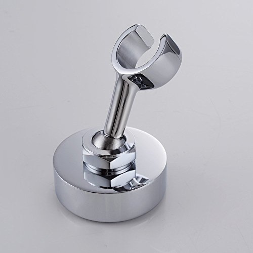 KES Messing Dusche Kopf Halterung Halter stufenlos verstellbare Wandhalterung verchromt, C213 - 4