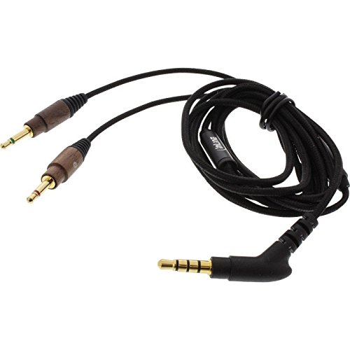 InLine 55358 woodon-ear Headset mit Kabelmikrofon/Funktionstaste walnuß - 3