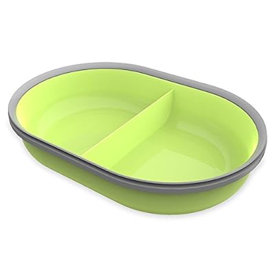 Surefeed Bol Double pour Chat et Petit Chien - Vert