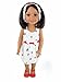 Price comparison product image Doll called Zara, free standing 18 inch doll with medium length dark hair, medium skin tone and brown eyes