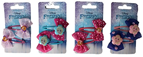 4 Packungen Disney Frozen - DIe Eiskönigin Haarspangen Set Mitgebsel
