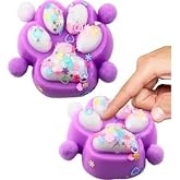 Kawaii Kedi Pen&ccedil;esi Şeklinde Squishy Oyuncak, Pastel Renkli, Dekoratif Stres Giderici, 6 cm, &Ccedil;ocuklar i&ccedil;in Sevimli Yumuşak Sı
