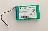 Batería de Ni-Mh recargable Compex 941100- Batería de reemplazo para electro estimuladores modelos anteriores, Verde