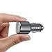 Produktbild TianranRT CYKE Neu Eins Für Zwei Aluminium Legierung Auto Ladegerät Mini Doppel USB2.4A Schnell Ladung