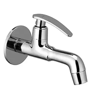 ZAP Brass Arrow Long Body Bathroom Washing Kitchen Sink Bib Cock (Chrome Finish, 8 x 2 Inch)