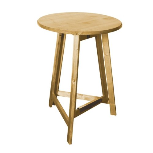 Preisvergleich Produktbild DEGAMO Party Stehtisch aus Massivholz 78cm Durchmesser, klappbar