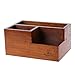 Produktbild Exing Blumentopf Blumenkübel Vasen Pflanzer Box,Rechteckig Retro Aus Holz Multifunktionaler Blumentopf Fleischiger Blumentopf -19.6x13.7x9.6cm,Braun, Blau (Braun)