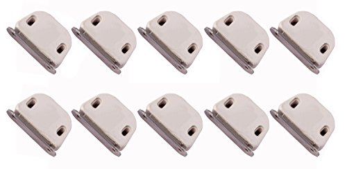 Klaxon Plastic Door Catcher Magnet Set (Off White, Pack of 10) RS.228 (66.00% Off) - Amazon