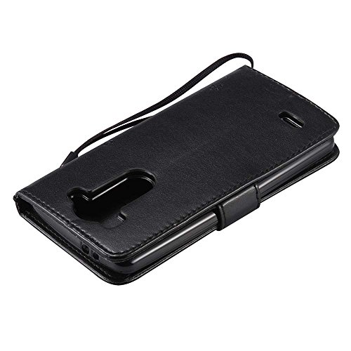 C-Super Mall-UK LG G3mini/G3s hülle: Geprägte Baum Katzen-Schmetterlings-Muster PU-Leder-Mappen-Standplatz -Schlag-hülle für LG G3mini/G3s(schwarz) - 6