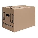 Umzugskartons Faltkartons Umzugskisten 2-wellig EE-Welle ca.72L