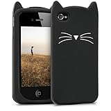 FLEXIBEL & ELASTISCH: Die TPU Silikon Schutzhülle von kwmobile im Katze Design ist ein Soft Cover, das sich Deinem Telefon durch biegsame Seiten anpasst.