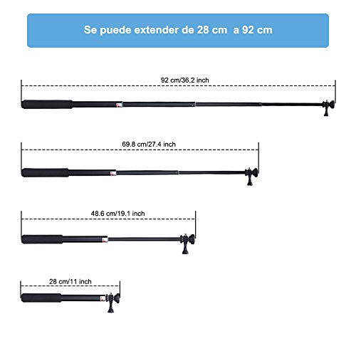 GHB Palo Selfie Gopro para Poste de Extensi n Telesc pica Gopro Palo con Polo Monopod para GoPro H roe 4 3 3 2 SJ4000 SJ5000 DV C mara Sony Action CAM Canon Nikon etc reviews GHB Palo Selfie Gopro para Poste de Extensi n Telesc pica Gopro Palo con Polo Monopod para GoPro H roe 4 3 3 2 SJ4000 SJ5000 DV C mara Sony Action CAM Canon Nikon etc