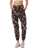 Cómodo de usar: está hecho de materiales de alta calidad, lo suficientemente duradero. Tejido ligero y transpirable para mayor comodidad Pantalones de camuflaje, Pantalones de joggers de carga Pantalones de hip hop