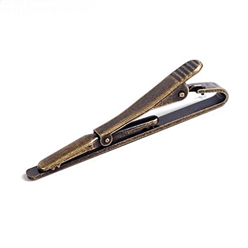 5starwarehouseLuxury Mens Stainless Steel TIE CLIP Plain Clasp Skinny Tie Bars Pins Chrome