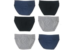 reshmena® 3 & 6 Men's Cotton Briefs Underwear Cotton brief Classic Stretch Fit Comfortable Underpants Men Multipack Brief Hipster Multipack Assorted Colors Pack (3 & 6)
