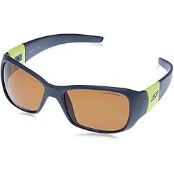 Julbo Piccolo – Gafas de sol polarizadas unisex niño, Gris oscuro/amarillo verde