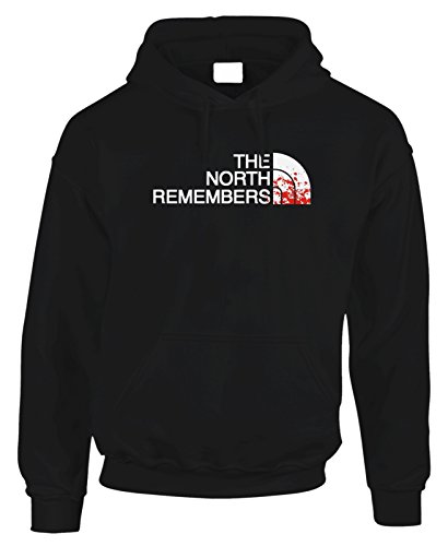 fashwork Felpa con Cappuccio The North Remembers- Humor - GOT7 - Serie TV - Season 7 - in Cotone