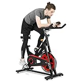 JLL IC400 ELITE Indoor Cycling Exercise Bike, Direct Belt Driven, 20kg Flywheel, Friction Resistance, Monitor, Ergonomic Handlebars, Heart Rate Sensors, Adjustable Seat, 12 Months Domestic Warranty