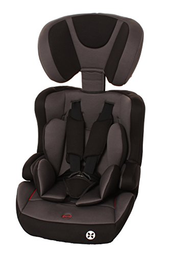 Babyblume Kindersitz Gruppe 1/2/3, 9-36kg mit Isofix – nero - 2