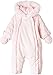 Absorba Baby Girls Pastel Chic Plain Snowsuit, Pink (Rose), 18 Months
