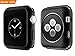 Produktbild Wengerui Kompatibel Mit Für Apple Watch Hülle 38mm,Weiche Ultradünne TPU Schutzhülle Rundherum Schutz Schlankes Case für iWatch Apple Watch Series 3 Series 2 Series 1 (38mm,Schwarz)