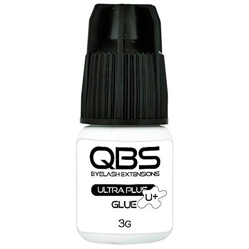QBS Eyelash Extension Glue Ultra Plus - Strong Adhesive For Semi Permanent Eyelash Extensions (3g)
