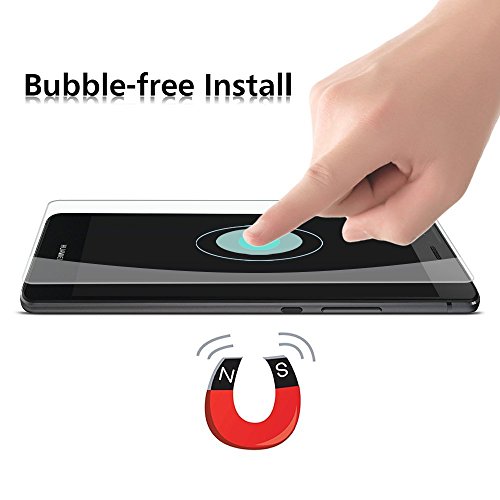 EasyULT  2 Pack  Protector de Pantalla Huawei P9 Lite  Protector de Pantalla de Cristal Vidrio Templado para Huawei P9 Lite Transparente Dureza de Grado 9H  Espesor 0 26 mm  2 5D Round Edge 
