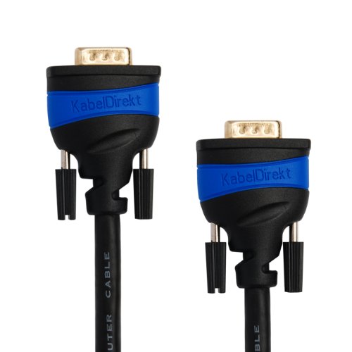 KabelDirekt 5m VGA Kabel 15 - polig ( Full HD 3D 1080p ) - TOP Series
