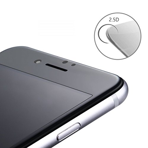 Boriyuan Iphone 7 Plus Full Displayschutzfolie Panzerglas Panzer Folie HD Ultra-klar glasfolie Vollschutz Front Glas Scheibe für iPhone 7 Plus 5.5 Zoll Schwarz - 6