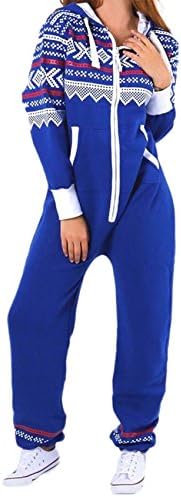 Urban D Kids New Aztec Print Onesie Elegant Hooded Fleece Premium All In One Jumpsuit Playsuit Boys Fun Girls Sleep Pyjamas Nightwear 7-13 Years (Royal Blue Aztec, Age 11-12 Years)