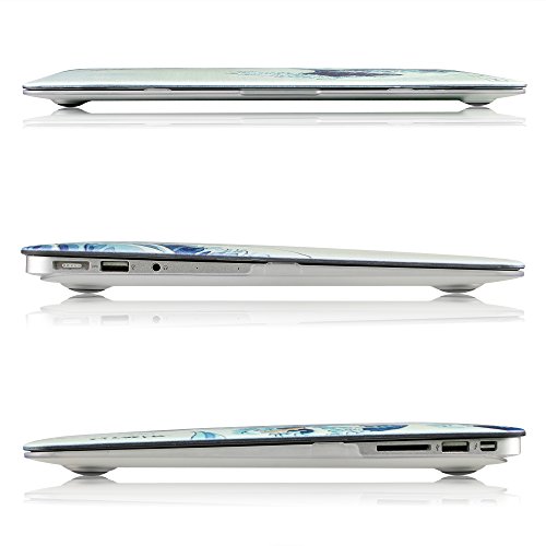 iDOO MacBook Schutzhülle / Hard Case Cover Laptop Hülle [Für MacBook Air 13 Zoll: A1369/A1466] – matt, Die große Welle vor Kanagawa - 4