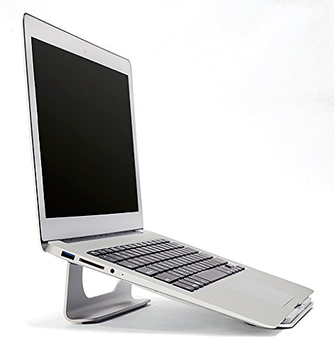 Tacana Modisch geschwungener Laptop Solide Aluminium Desktop-Ständer für Apple Macbook Pro/Air und alle 27,9–38,1 cm Laptops