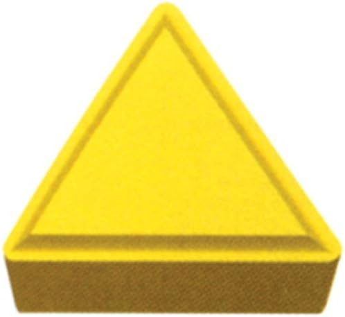 Cobra Carbide 41572 Solid Carbide Turning Insert, CM14 Grade, Multilayer Coated, TPMR Style, CM Chipbreaker, TPMR 322, 1/8" Thick, 1/32" Radius (Pack of 10)