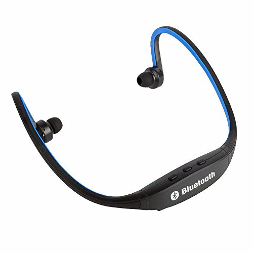 Preisvergleich Produktbild Bluetooth Kopfhörer, Dewanxin Wireless Kopfhörer Bluetooth Stereo Sportkopfhörer In Ear Halsband Sport Ohrhörer Rauschunterdrückung Noise CancellingNachhängen Sport Bluetooth Headset Joggen, Workout, Fitness, Headphones (Blau)