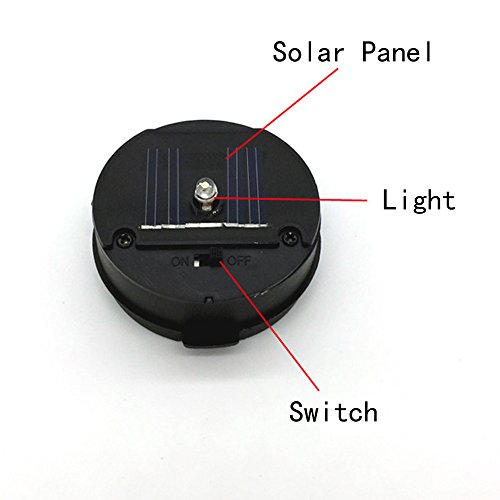 Lixada 5PCS Solarbetrieben Kork Weinflasche LED Hängende Lampe für Outdoor Party Garten Innenhof Terrasse Spazierweg Dekoration - 5